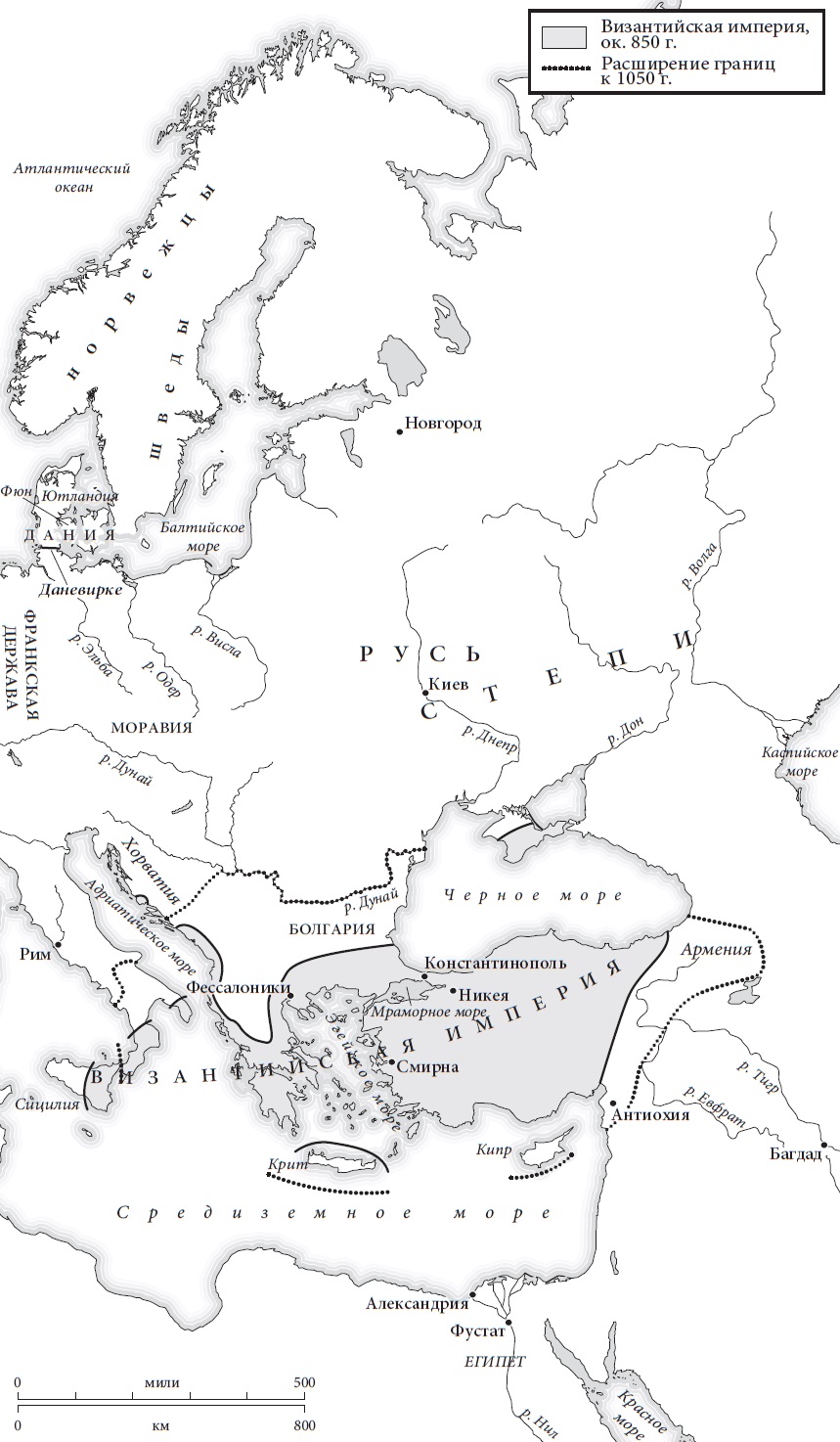 Ris. 2. Vostochnaya Evropa v 850 g